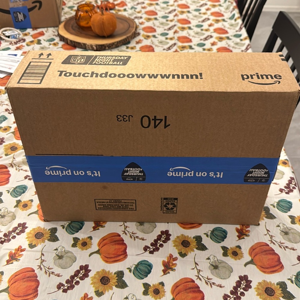 Amazon box of goodies